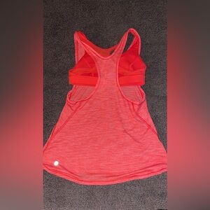 Lululemon Coral Athletic Tank Top